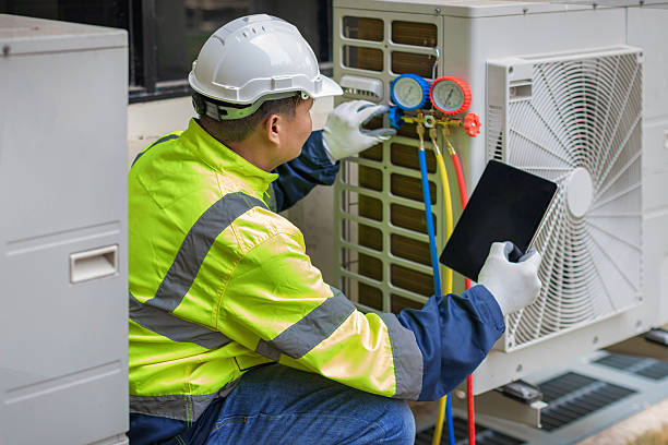 Professional Hvac technician working in Gibsonville, NC